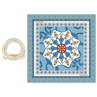 Set Ferma Carrè+Foulard Barbieri Creazioni