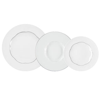 Servizio di Piatti Per 12 Persone 36 Pz. "Sonetto Platinum" Rosenthal