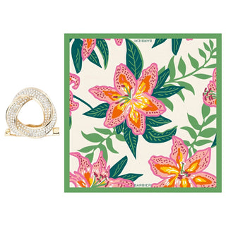 Set Ferma Carrè+Foulard Barbieri Creazioni