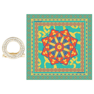 Set Ferma Carrè+Foulard Barbieri Creazioni