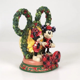 Diorama Led Mickey Mouse e Minnie Disney Traditions h.20 cm.