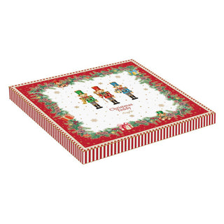 Piatto Aperitivo "Christmas Teddy" Easy Life 36x16 cm.