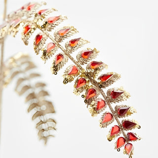 enzo-de-gasperi-ramo-felce-diamonds-rosso-h88cm