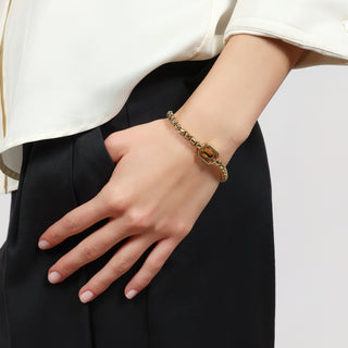Bracciale Joya Cristallo Giallo Unoaerre