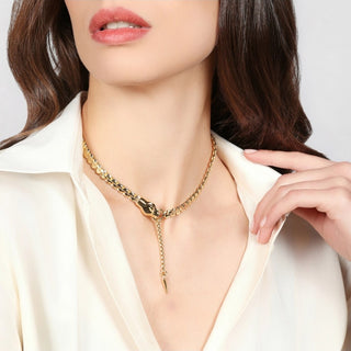 Collana Girocollo Serpente "Classica" Unoaerre