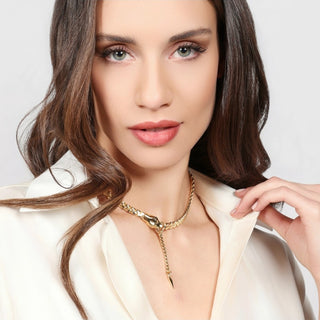Collana Girocollo Serpente "Classica" Unoaerre