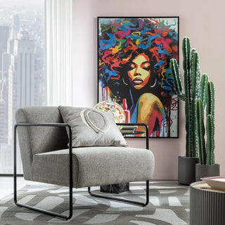 Quadro con Cornice L'Oca Nera 80x120 cm.