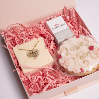 Box Collana "Mamma Sei Unica"+Biscotto+Profumo