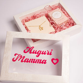 Box Collana Mamma con Bimbi+Profumo