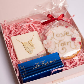 Box Collana Maternità Pavè+Biscotto+Profumo