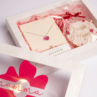 Box Collana+Biscotto+Profumo