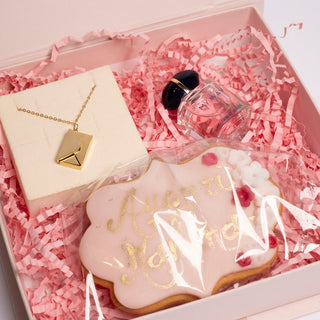Box Collana "Non c'è Mamma Migliore"+Biscotto+Profumo