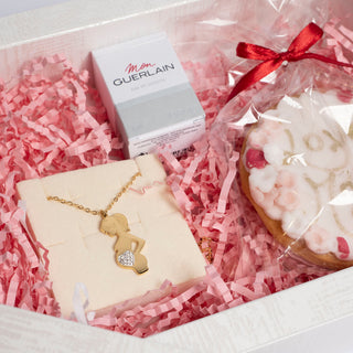 Box Collana Dolce Attesa+Biscotto+Profumo