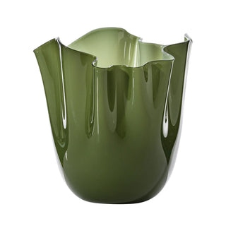 Vaso Fazzoletto Medium Verde Mela Venini h. 24 cm.