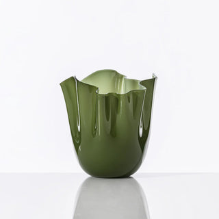 Vaso Fazzoletto Medium Verde Mela Venini h. 24 cm.