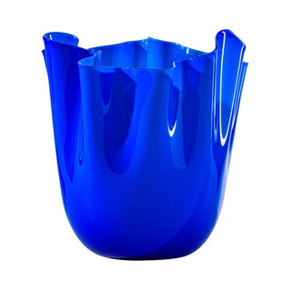 Vaso Medium Zaffiro "Fazzoletto" Venini 24 cm.