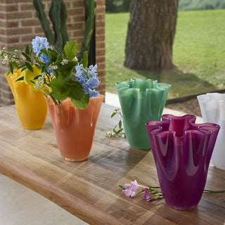 Bomboniera Vaso Orfeo "Glass Design Collection" Andrea Fontebasso h.26 cm.