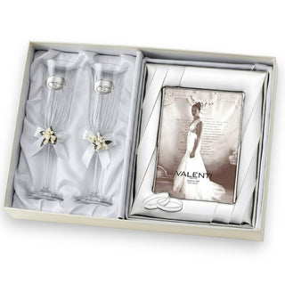Set Cornice Fedi+Coppia di Flutes Valenti