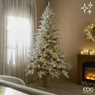 Albero Pino Cortina Innevato 4500 MiniLed EDG h.270 cm.