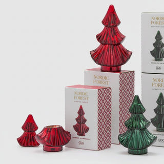 Bomboniera Candela Forest Albero di Natale EDG