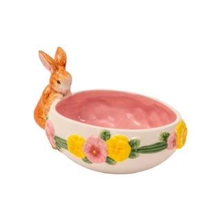 Vaso Uovo Coniglio "Hand Painted" Palais Royal h.11 cm.