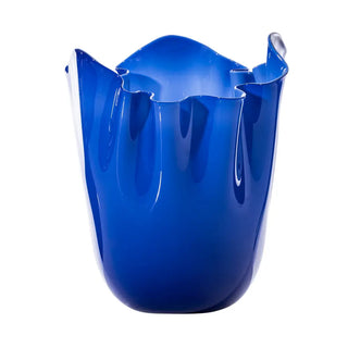 Vaso Grande Zaffiro "Fazzoletto" Venini