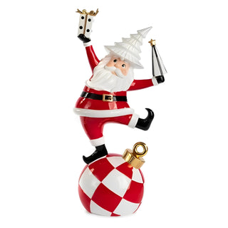 Babbo Natale su Sfera "Nàvel" Paben h. 44.3 cm.