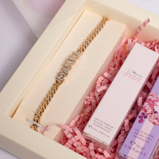 Box Bracciale Mamma Gold+2 Profumi