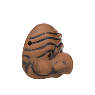 Maschera Piccola Cuoio "Pulcinella" Macrì