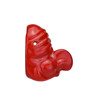Maschera Piccola Rossa "Pulcinella" Macrì