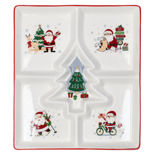 Set Aperitivo "Let It Snow" Andrea Fontebasso 26x22 cm.