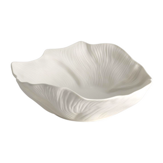 Coppa/Centrotavola Foglia “Flussi” Henriette Ø30 h.10,5 cm.