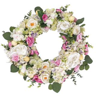 Ghirlanda "Incanto di Pasqua" Fiori di Lena h.60 cm.