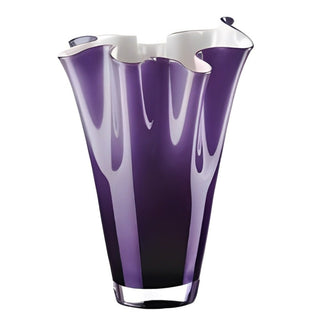 Vaso Viola "Wave" Onlylux h. 40 cm.