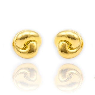 Orecchini Nodo Gold in Argento 925%