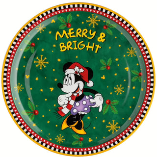 Piatto Panettone "Winter Magic" Minnie Mouse Egan Ø31 cm.