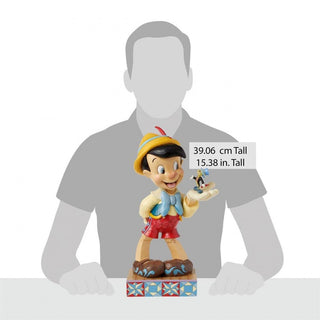 Figura  Pinocchio con il Grillo Parlante Disney Traditions