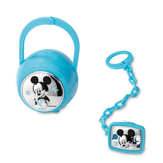 Box+Spilla Porta Ciuccio "Mickey Mouse" Disney Valenti