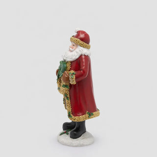Decoro Babbo con Ghirlanda EDG h.37 cm.