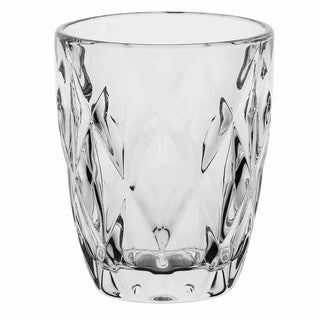 Set 12 Calici Vino+12 Bicchieri Acqua "Diamond ” Rose&Tulipani