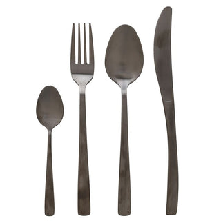 Servizio Posate 24 pz. Matt Black "Solution" Andrea Fontebasso