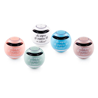 Bomboniera Radio Sfera Nexis Madrhèlen Ø 8 cm.