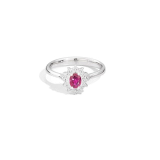 Anello Con Rubino e Brillanti Recarlo "Classic"