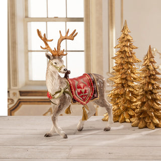 Renna "Chalet Collection" Fitz And Floyd Lamart h.37 cm.