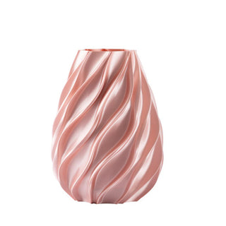 Bomboniera Vaso Twist Rosa Melaverde h.21 cm.