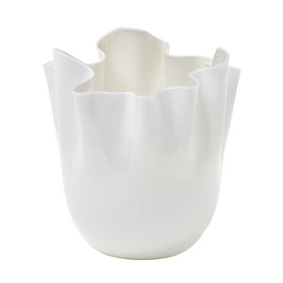 Vaso Fazzoletto Medium Snow Venini h. 24 cm.