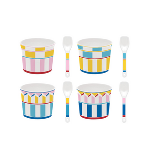 Set 6 Coppe Gelato "Geocromia" Easy Life