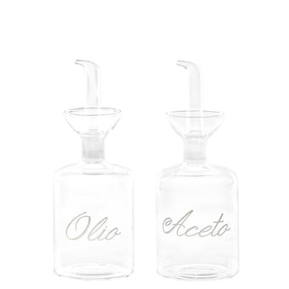 Set 2 Bottiglie Olio e Aceto Simple Day 250 ml.