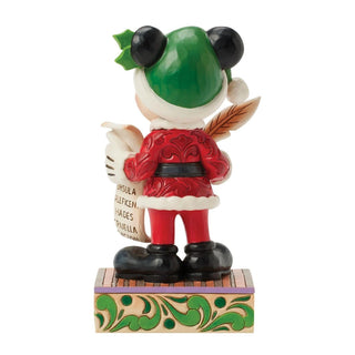 Bomboniera Mickey Mouse Babbo Natale Disney Traditions h.20 cm.