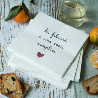 Set 40 Tovaglioli Simple Day